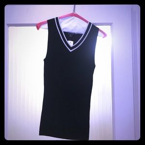 Brooks Brothers, Silk Vest, black